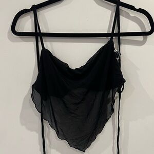 SHEIN Mesh bra tank top